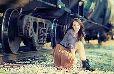 train girl wallpaper sexy tracks women beautiful wallpapers girls railway trains model photography shoot legs outdoors emotion snapshot photograph portrait