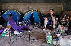 homelessness encampment expands