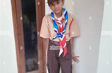 indonesian scouts alamy