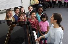 singing music class children students young listening kinder school piano teach good teacher learning their together musical auditory therapy pre