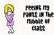 pants class peeing middle