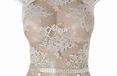 body sheer suspender nadya thong belt crystals swarovski featuring fullsize