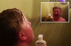 son dad shower kids