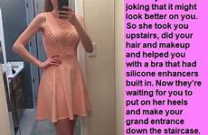 captions husband tg mother her feminized boys dress girl skirts mini knows tumblr