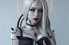 real cyberpunk girl artstation anymore cyborg female character artwork 2077