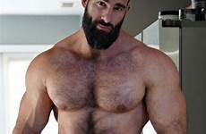muscular bearded scruffy beefy dudes
