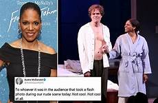 nude performing audience sex slams broadway took member scene star dailymail comments who her