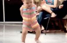 excited gif dancing baby gifs stylecaster amazing perfectly good spring