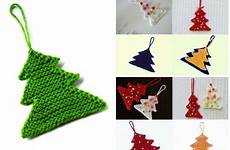 knitting knitted ornaments