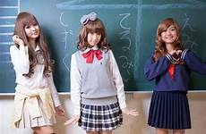 schoolgirls japanese photoshoot school deviantart