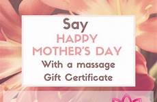 massage mother mothers gift certificate happy specials certificates therapy special offers say choose board