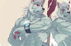 anthro biceps wolf abs e621 anime ghost furry muscle male flexing muscles mirror null big werewolf standing fur pose pecs