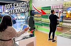 shoplifting caught getting