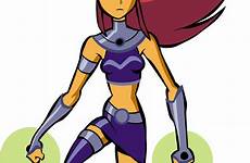 starfire titans teen star anime info