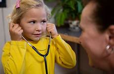 girl little stethoscope using hospital cute expertise casual preview