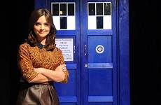 coleman jenna louise who doctor tardis clara xmas matt smith oswald assistant fans leather series victoria bells dr photoshoot skirt