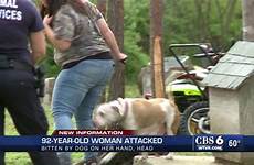 getting mail attacked elderly pit bull while woman neighbor happened burkett jon reports attack she when her