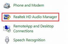 realtek audio manager windows panel control icon missing fix click ok above step information