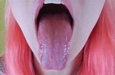 joi tongue mouth fetish cum