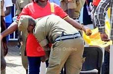 police ugandan women private parts breasts searches show nelson namboole weapons searched mandela explosives stadium ahead tuesday hill national game