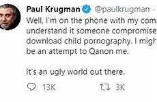 ip child claims columnist hacker address times york krugman paul dismantle conspiracy secretly pedophiles donald underground theory trump president far