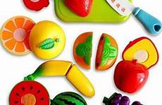 toy fruits cutting play toys set kids pretend sliceable velcro realistic cart toysfor meera educational children add 9pc
