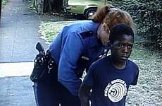 cop stealing handcuffed juvenile