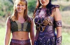 warrior princess xena lucy lawless renee connor hercules cast gabrielle tall xenia sidekick save costumes choose board rebecca