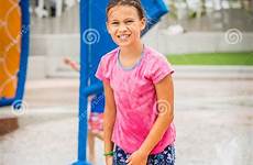 girl playground wet splash shirt young preview