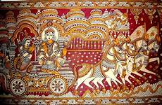 kalamkari painting india paintings indian gita styles andhra pradesh native designs cultural heritage drawing ramayana discover beauty modern south indias
