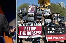 mayor drawn carriages blasio horse bill ban nyc protest advocates cannot educate lobby they but get promise keep unless behind