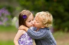 kiss kissing girls little other each boys kids two first cute stock girl royalty old without dress