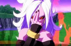 android 21 dragon ball gifs gif majin super dbz goku anime andriod animations fightersgeneration androide akira manga characters tenor evil