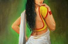 painting indian women artwork hot sexy lady paint paintings hair arts modern artist long worship portrait famous escort ass acrylic