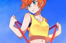 kasumi misty swimsuit pokemon pokémon anime bikini fanart blue clothes under pixiv hair tbib related previous posts next edit zerochan