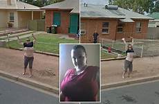 boobs woman google street camera