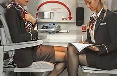 attendant airline crew attendants nylons skirts stewardess hostess tight calze posting salvato thetightskirtspage