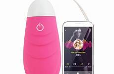 bluetooth sex vibrators remote app vibration vibrating wireless jump egg strong control adult women toy