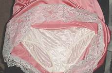 nylon vanity half slip panties fair attached vtg xl