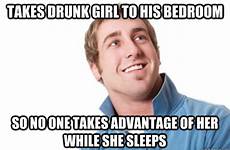 advantage girl drunk quickmeme takes funny sleeps bedroom while she his her so caption own add