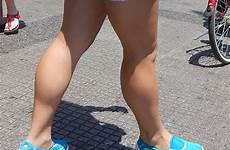 calves legs muscle girl her muscular street huge women