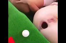 balls pussy golf anal ball ass course inserting xvideos