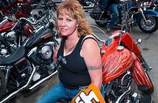 sturgis south dakota bike woman her city rally motorcycle stock women rider sitting usa annual rallies similar lady during dreamstime