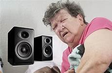 grandma angry loud music sleeping playing prank