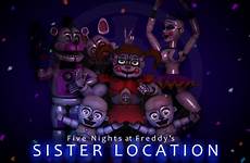 fnaf sister location teaser deviantart gamesproduction wallpaper