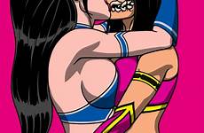 kitana mileena mortal kombat kissing