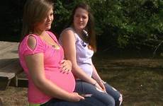 pregnant school baby teens high bumps showing off large