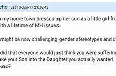 son girl mumsnet user boy accused disappointed born being woman her