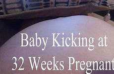 baby kicking pregnant weeks