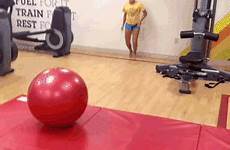 fail gif epic ball funny fails exercise gifs jump girl people giphy king